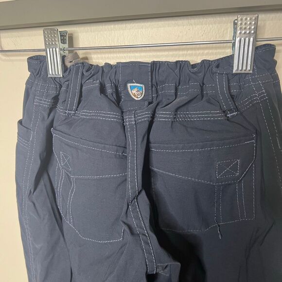 Kuhl Navy Blue Boys Pants Sz 12 Adjustable Waist Nylon Elastane - Picture 7 of 11